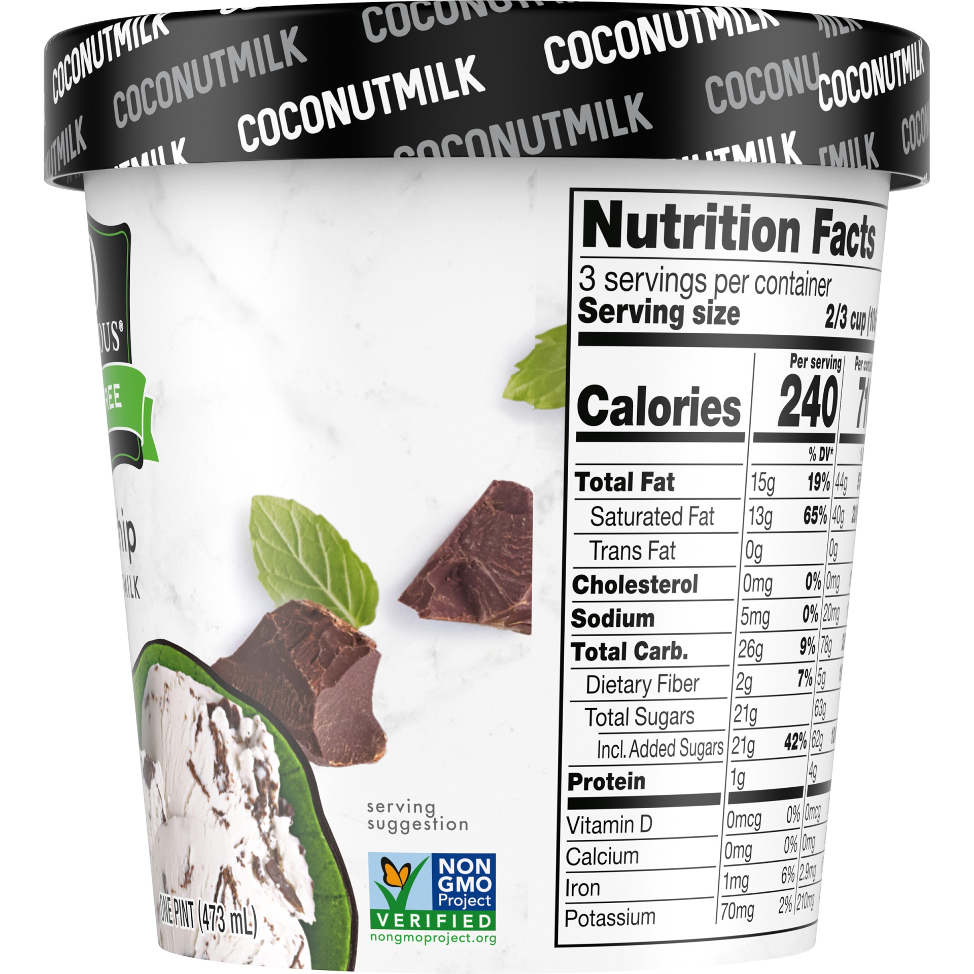 slide 5 of 8, So Delicious Dairy Free Mint Chip Coconut Milk Frozen Dessert - 16oz, 