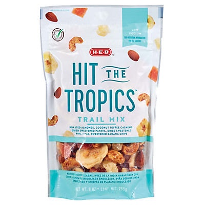 slide 1 of 1, H-E-B Select Ingredients Hit the Tropics Trail Mix, 9 oz