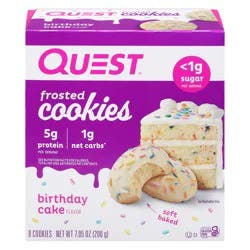 Quest Frosted Cookie Birthday Cake