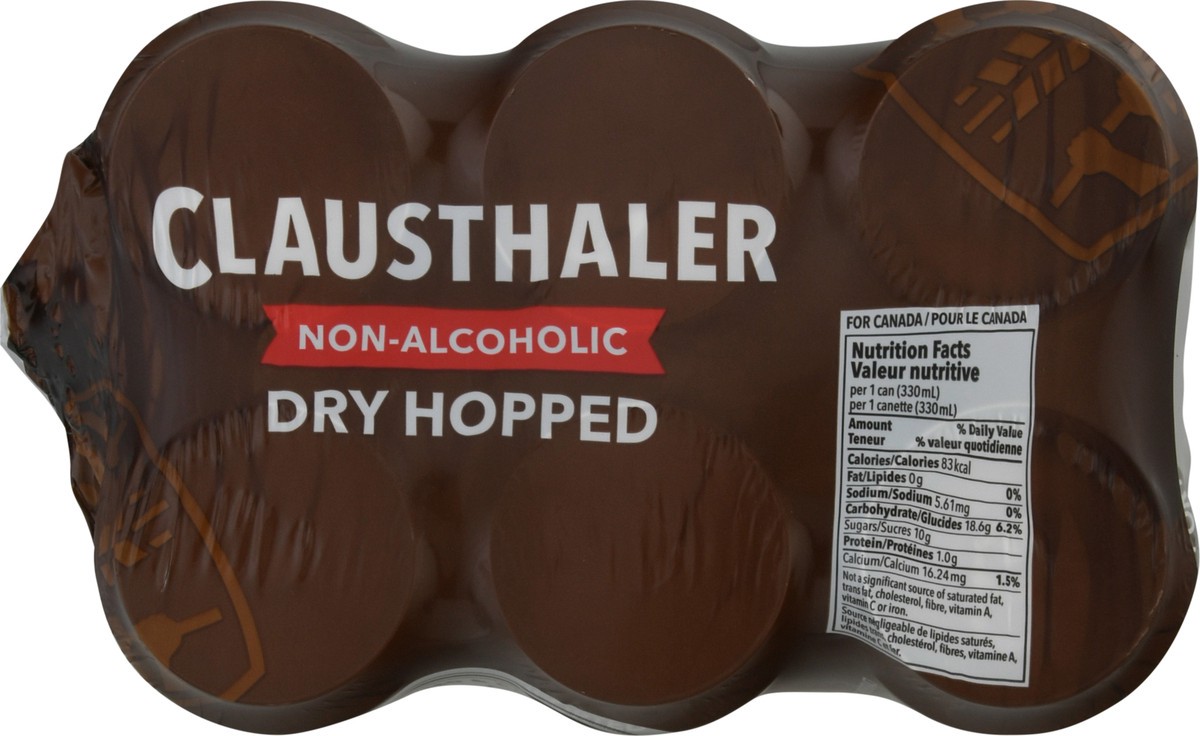 slide 6 of 11, Clausthaler 6 Pack Non-Alcoholic Dry Hopped Beer 6 ea, 6 ct
