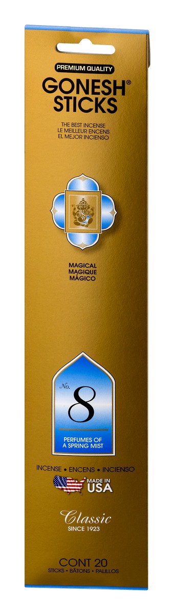 slide 9 of 9, Gonesh Classic Collections No. 8 - Perfume of a Spring Mist Incense Sticks, 27 ct