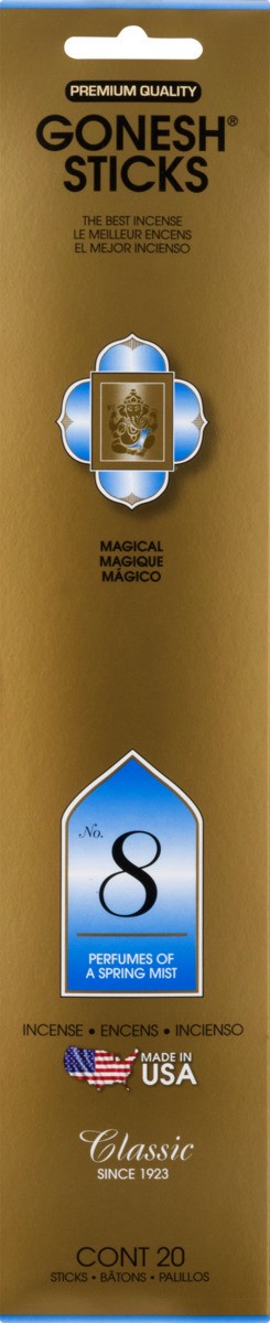 slide 5 of 9, Gonesh Classic Collections No. 8 - Perfume of a Spring Mist Incense Sticks, 27 ct
