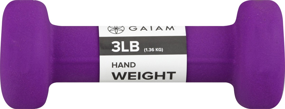 slide 8 of 11, Gaiam 3 Pound Hand Weight 1 ea, 3 lb