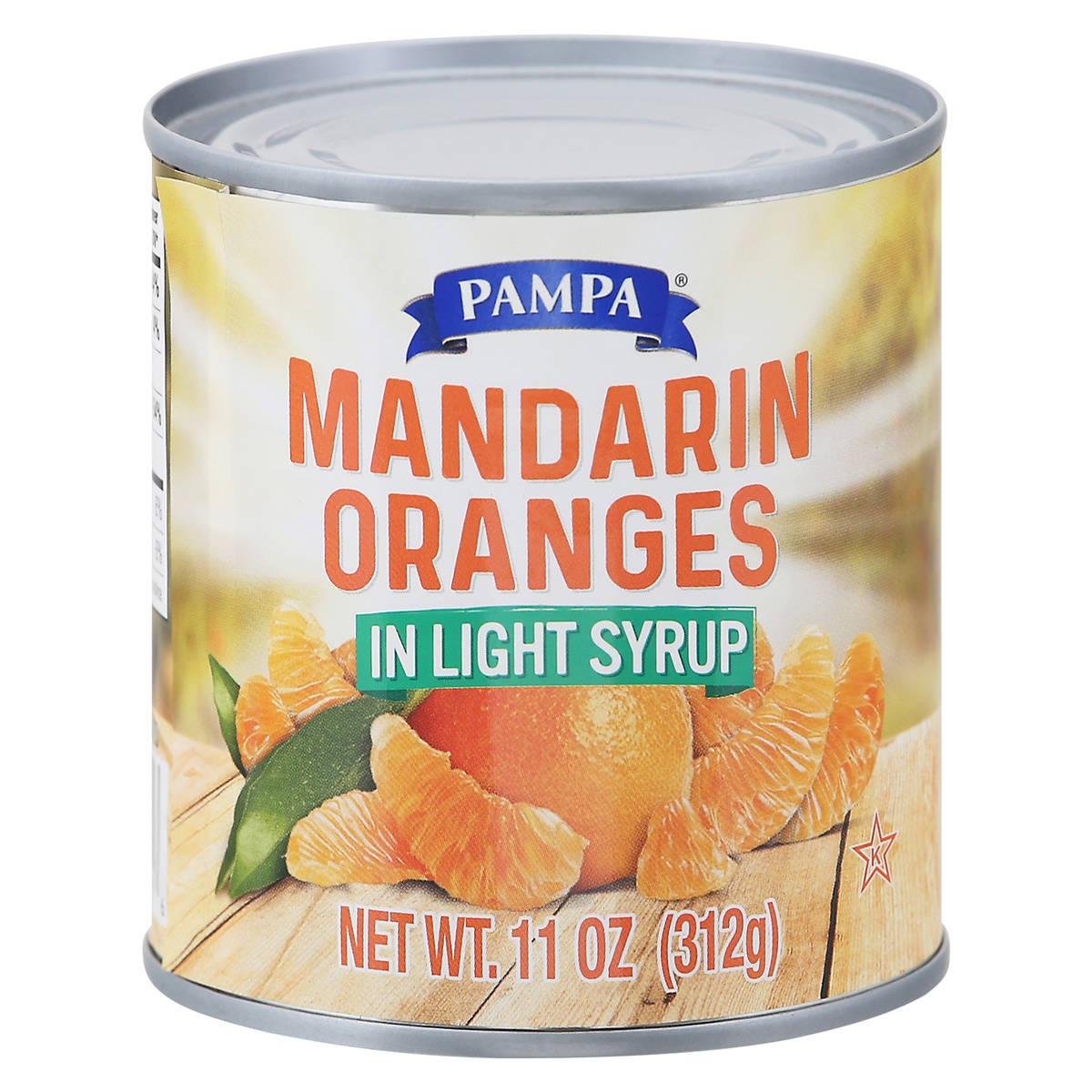 slide 1 of 1, Pampa Mandarin Oranges in Light Syrup 11 oz, 11 oz