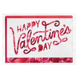 Hallmark Roses Valentine''s Day Card 1 ea
