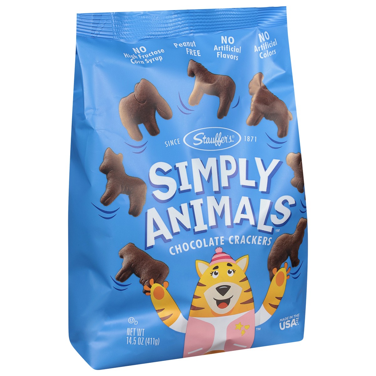 slide 12 of 14, Stauffer's Simply Animals Chocolate Crackers 14.5 oz, 14.5 oz