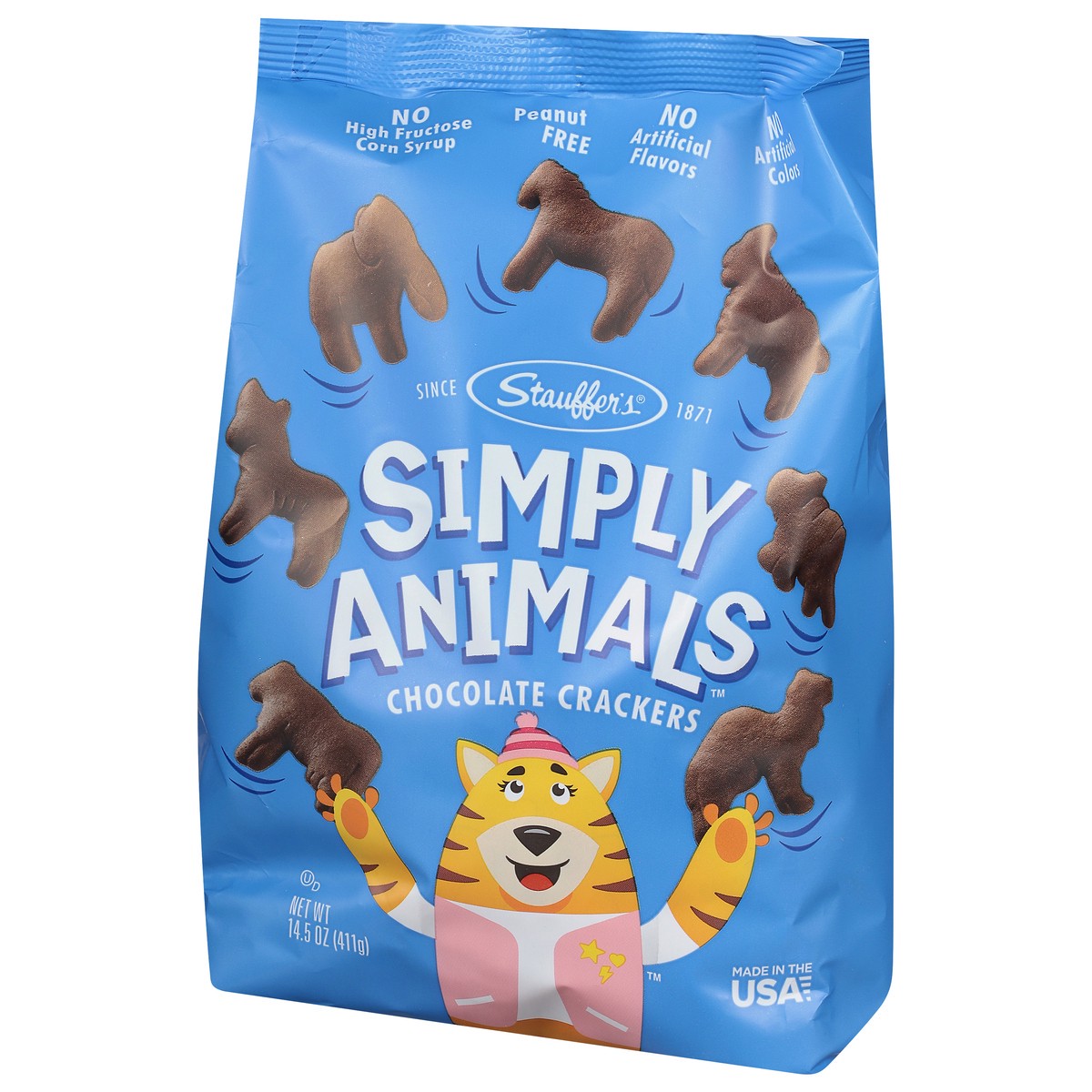 slide 13 of 14, Stauffer's Simply Animals Chocolate Crackers 14.5 oz, 14.5 oz