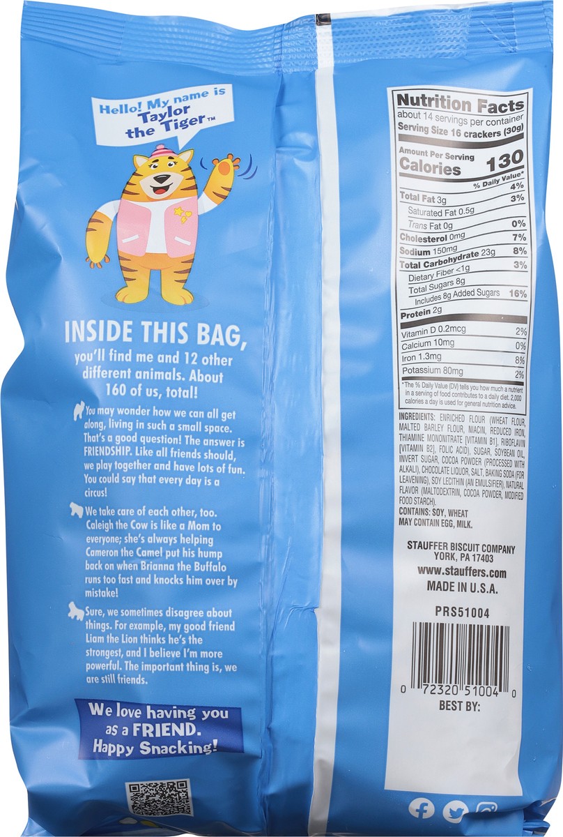 slide 6 of 14, Stauffer's Simply Animals Chocolate Crackers 14.5 oz, 14.5 oz