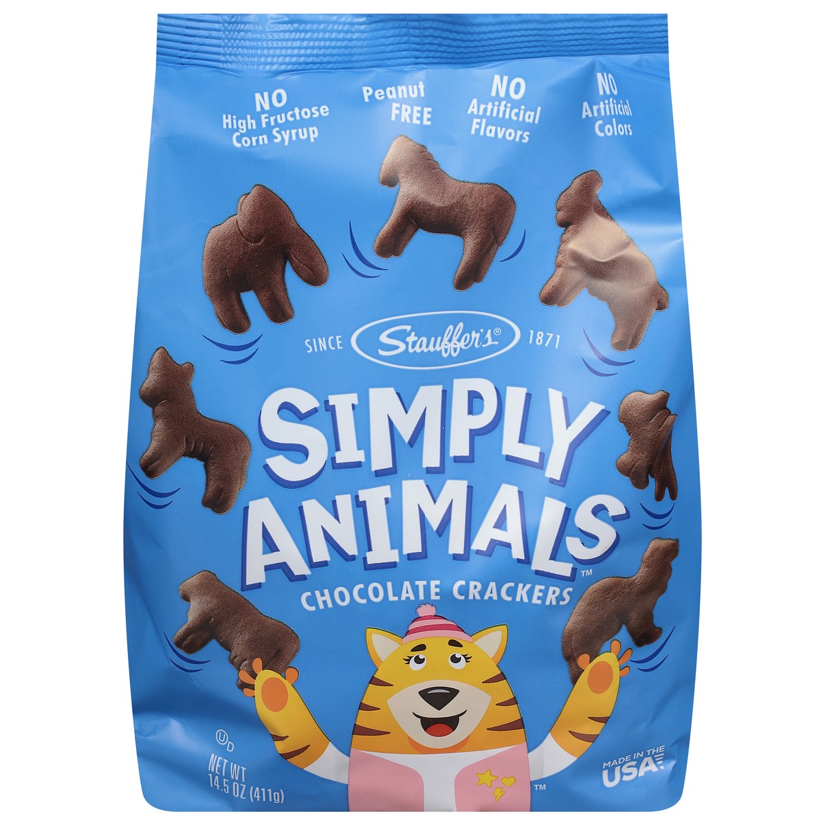 slide 7 of 14, Stauffer's Simply Animals Chocolate Crackers 14.5 oz, 14.5 oz