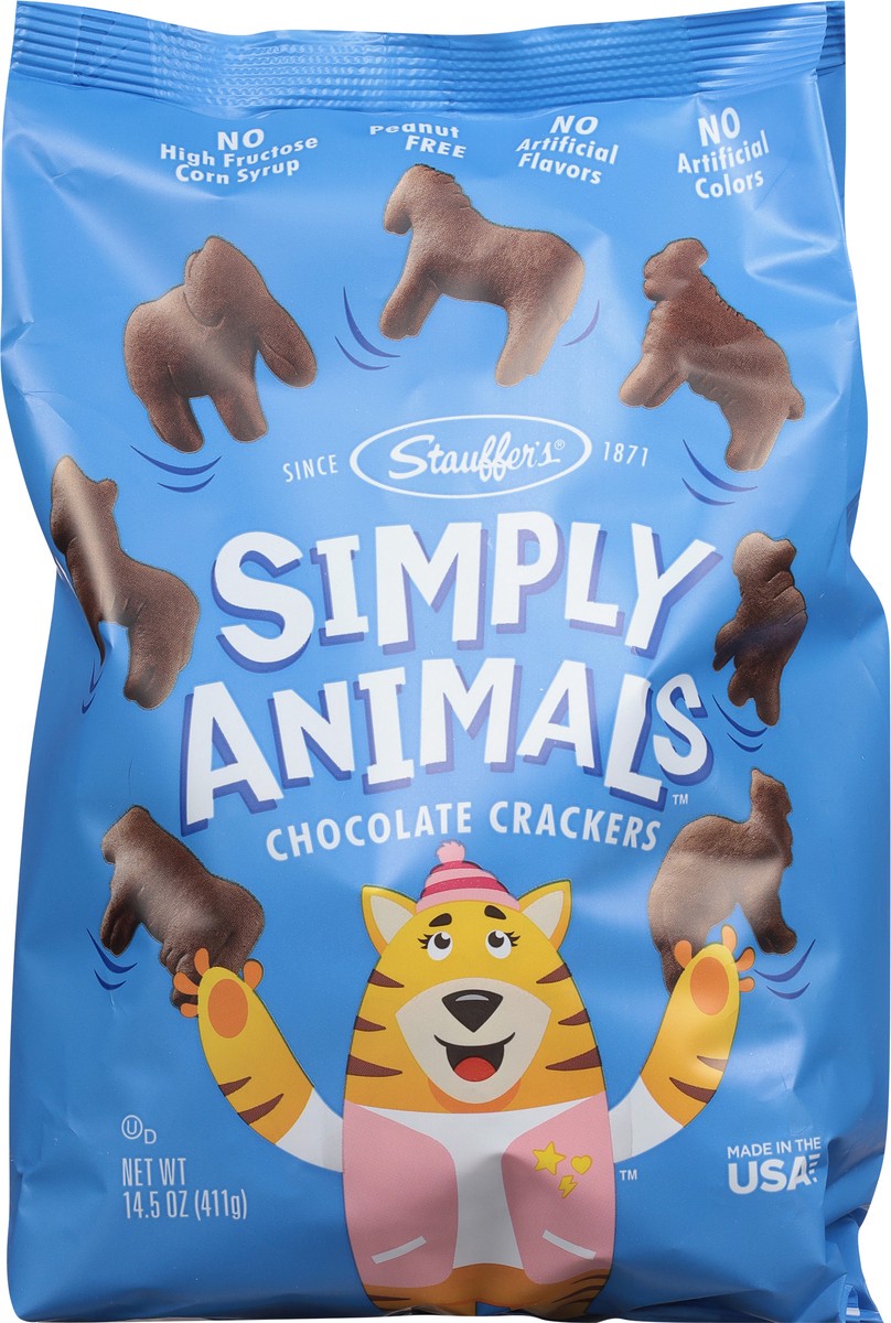 slide 14 of 14, Stauffer's Simply Animals Chocolate Crackers 14.5 oz, 14.5 oz