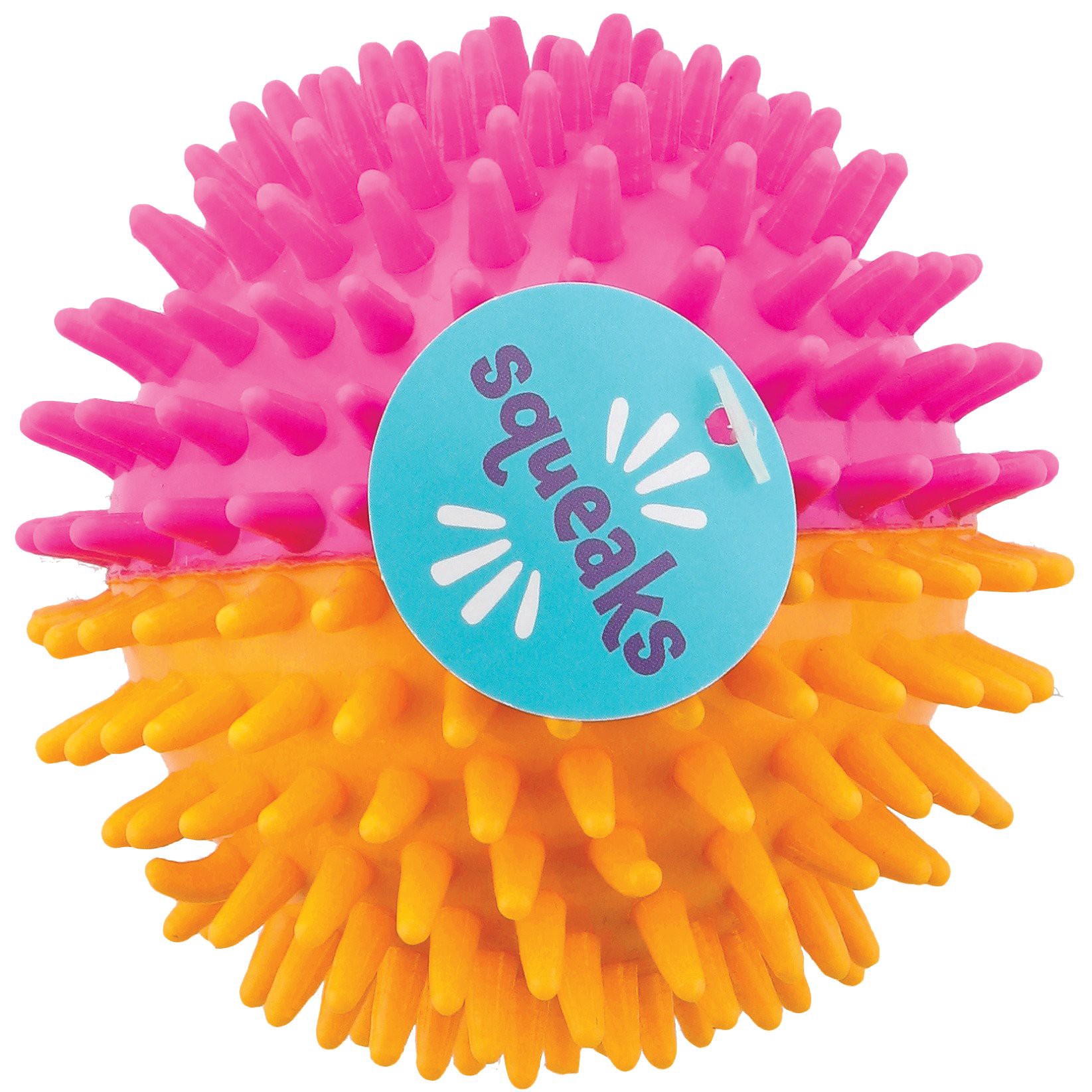 slide 1 of 1, Woof and Whiskers Spikey Rubber Ball Dog Toy, 1 ct