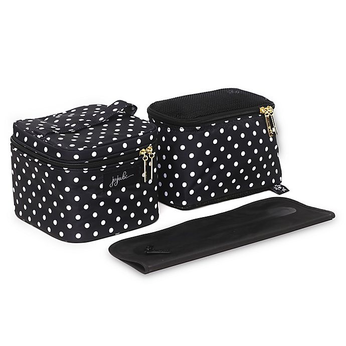 slide 1 of 2, Ju-Ju-Be Be Equipped - The Duchess Pump Bag - Black/White, 1 ct