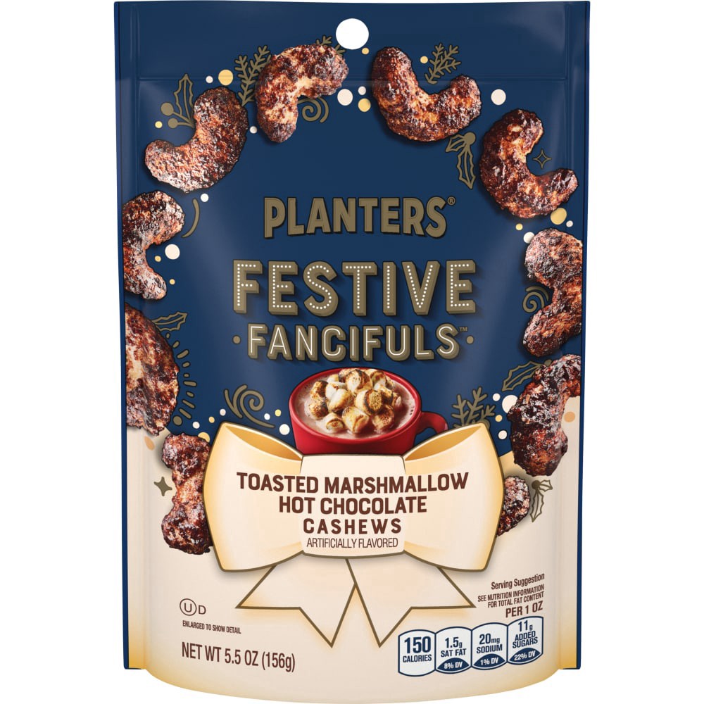 slide 1 of 2, PLANTERS Toasted Marshmallow Hot Chocolate Cashews, 5.5 oz