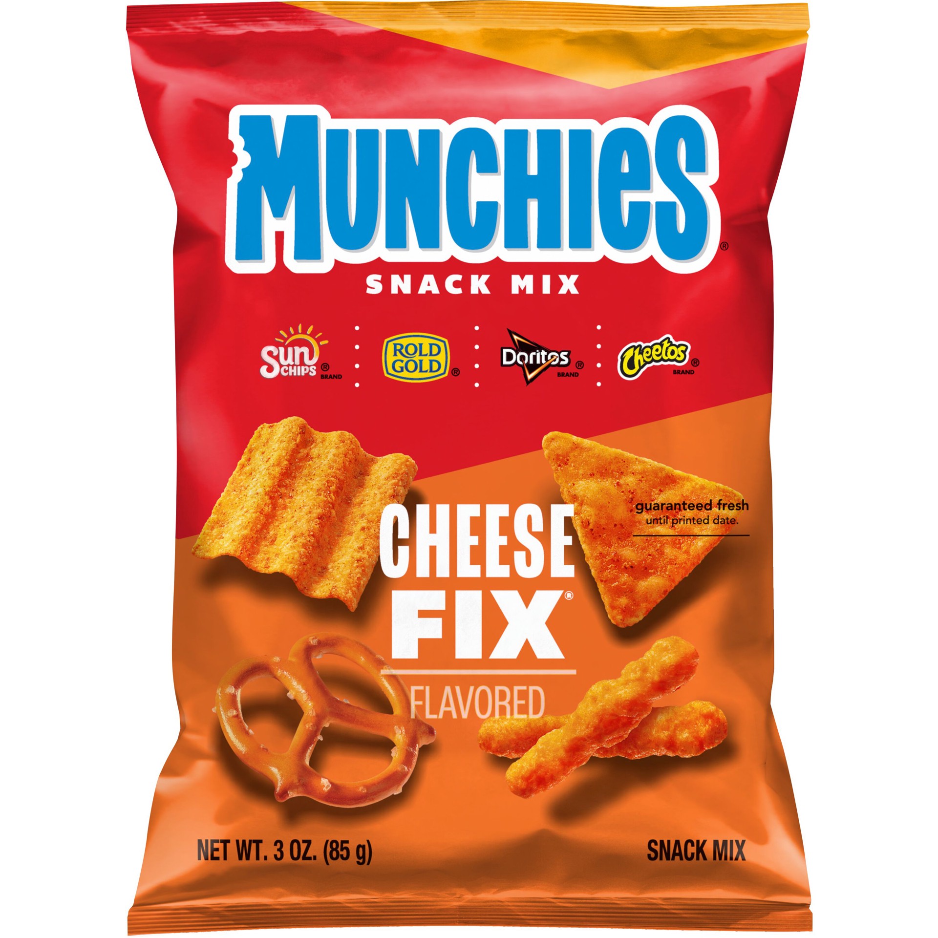 slide 1 of 4, Munchies Snack Mix Cheese Fix, 3 oz