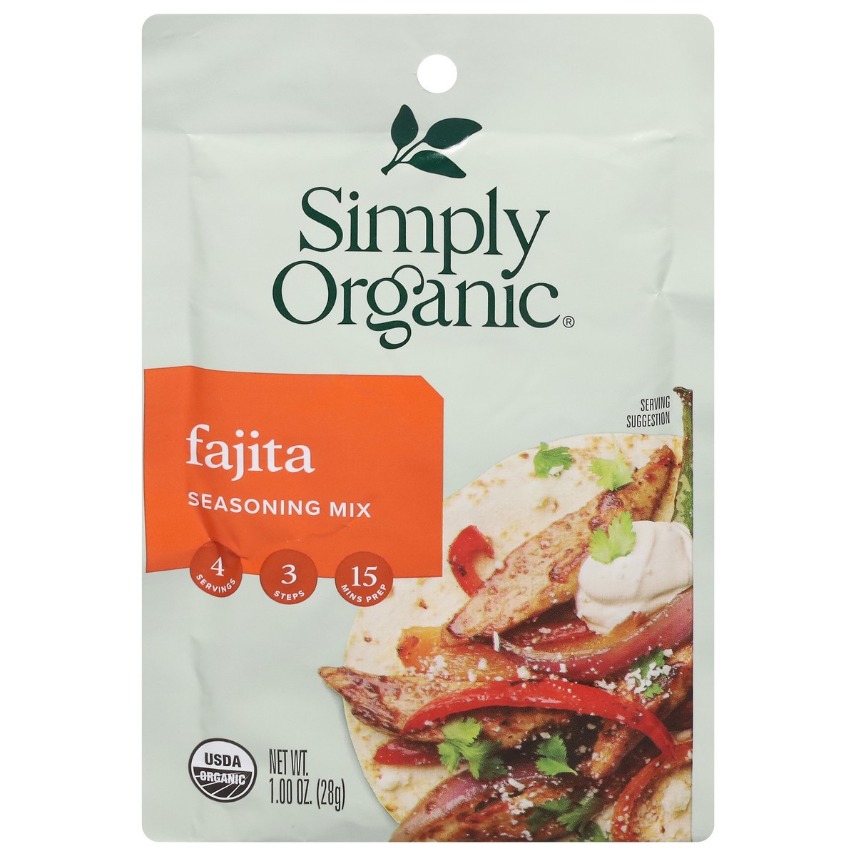 slide 14 of 14, Simply Organic Fajita Seasoning Mix, 1.1 oz