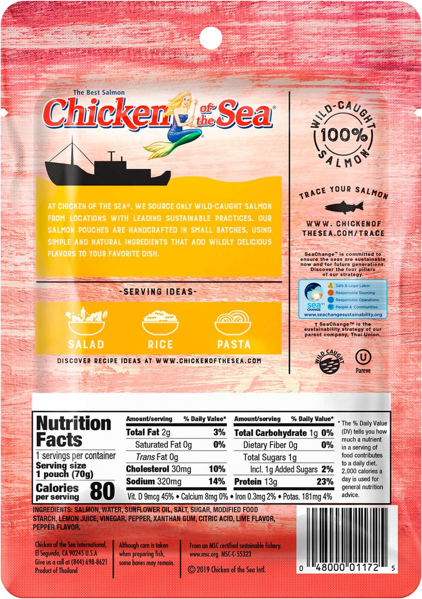 slide 5 of 6, Chicken of the Sea Lemon Pepper Pink Salmon, 