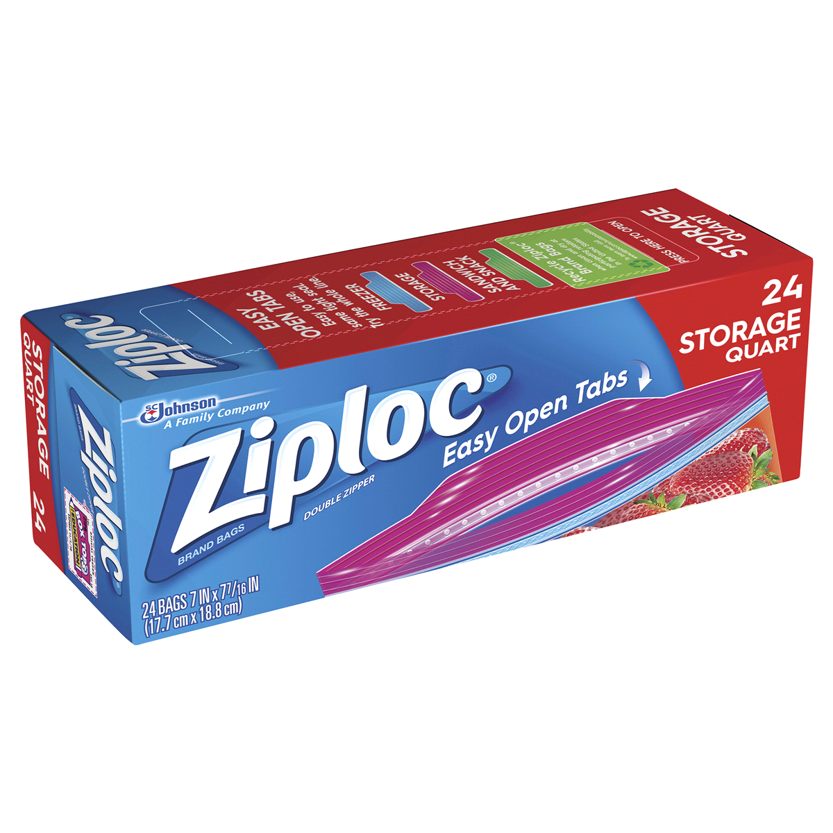 Ziploc Quart Storage Bags 24 ct Shipt