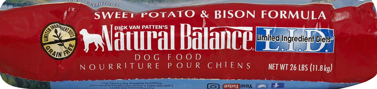 slide 4 of 7, Natural Balance Dog Food 26 lb, 26 lb