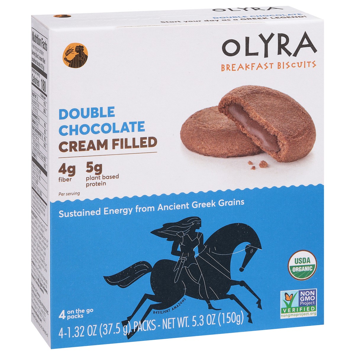 slide 14 of 14, Olyra Double Chocolate Sandwich Breakfast Biscuits, 5.3 oz