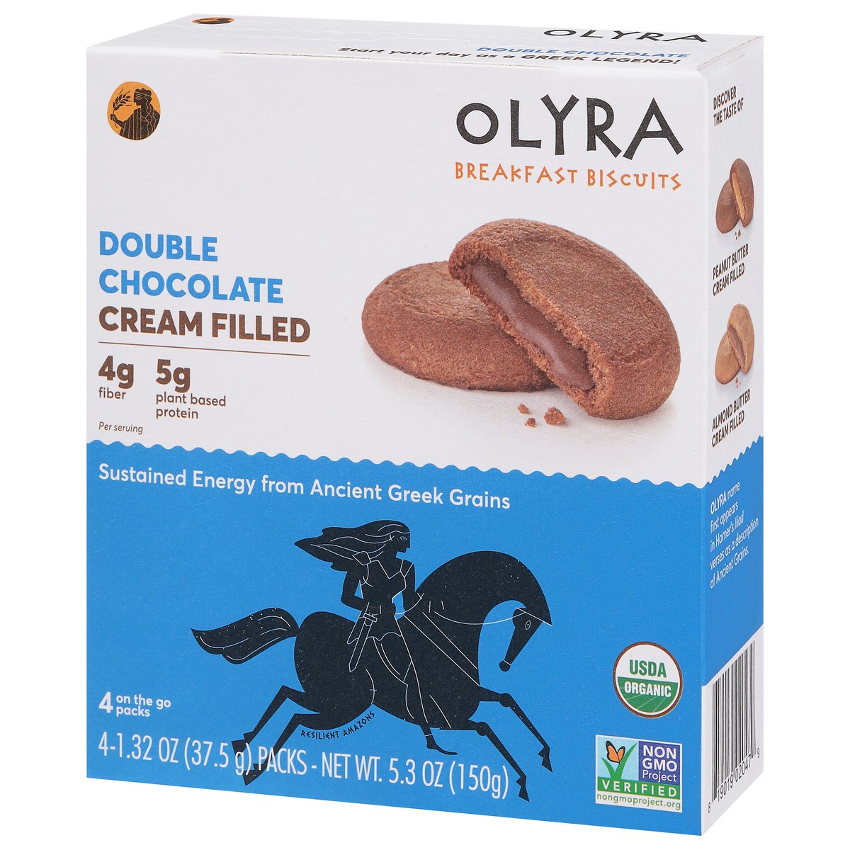 slide 7 of 14, Olyra Double Chocolate Sandwich Breakfast Biscuits, 5.3 oz