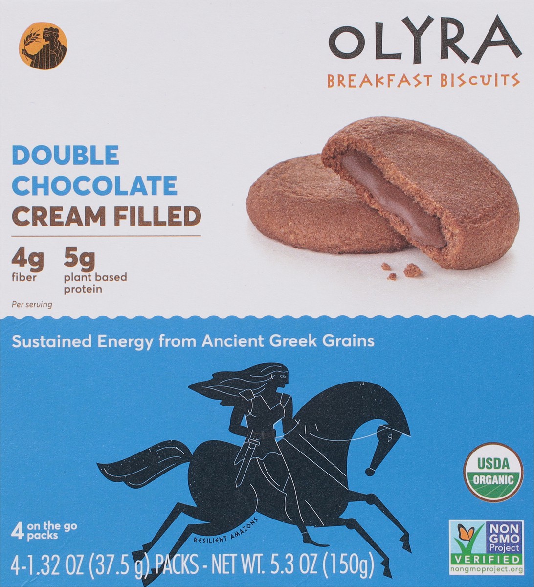 slide 9 of 14, Olyra Double Chocolate Sandwich Breakfast Biscuits, 5.3 oz