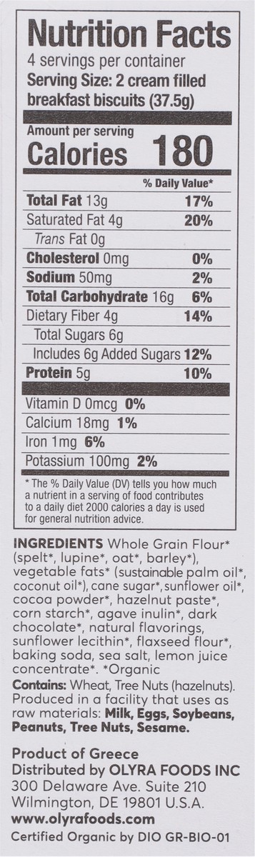 slide 3 of 14, Olyra Double Chocolate Sandwich Breakfast Biscuits, 5.3 oz
