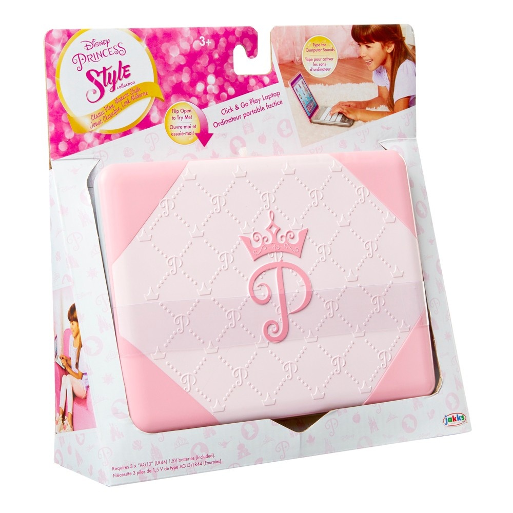 slide 5 of 6, Disney Princess Style Collection Laptop with Lights and Sounds, 1 ct