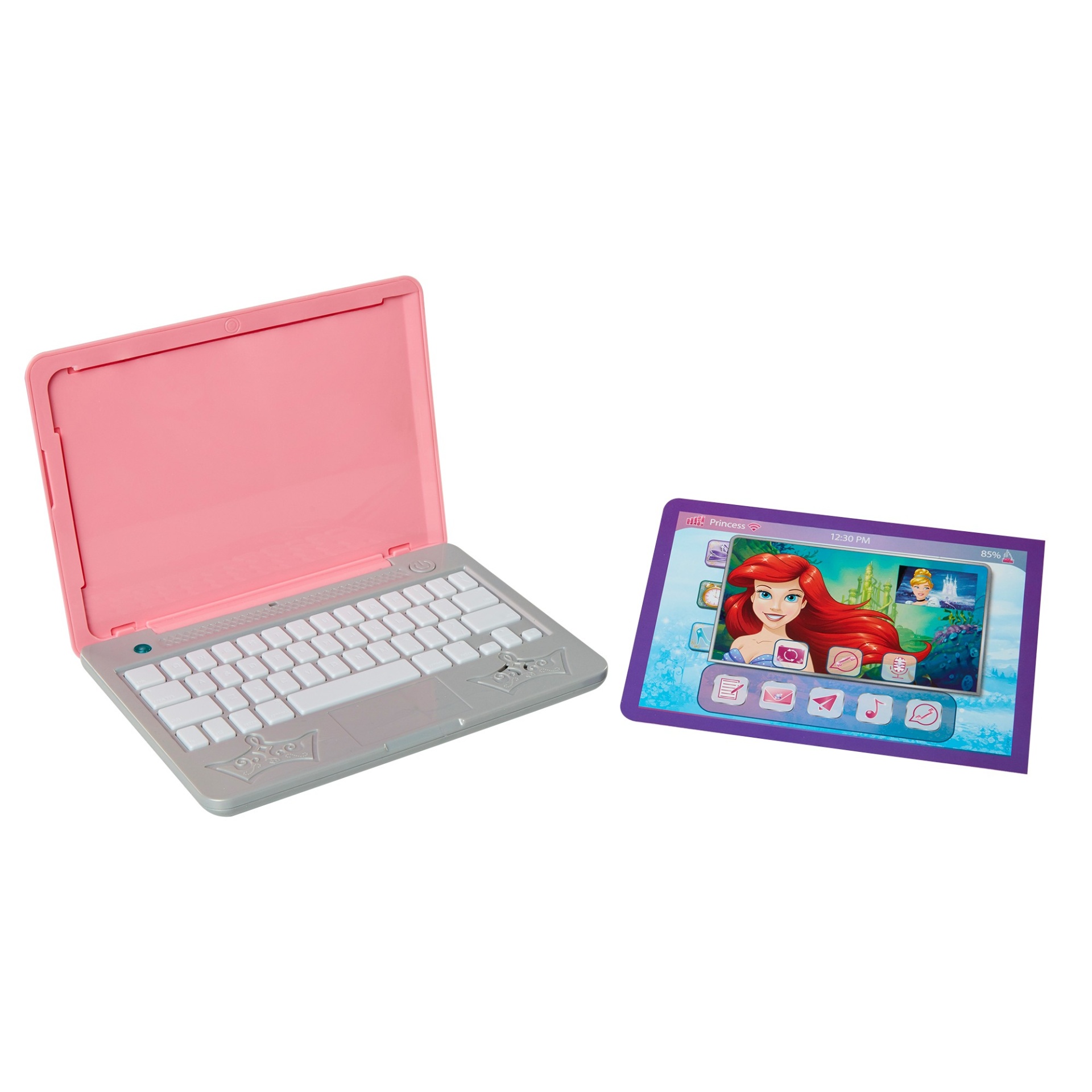 slide 1 of 6, Disney Princess Style Collection Laptop with Lights and Sounds, 1 ct