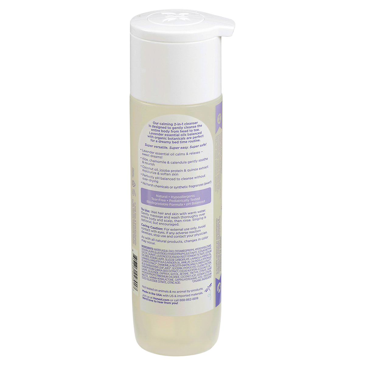slide 5 of 5, The Honest Company Calm Shampoo + Body Wash - Lavender - 10 fl oz, 