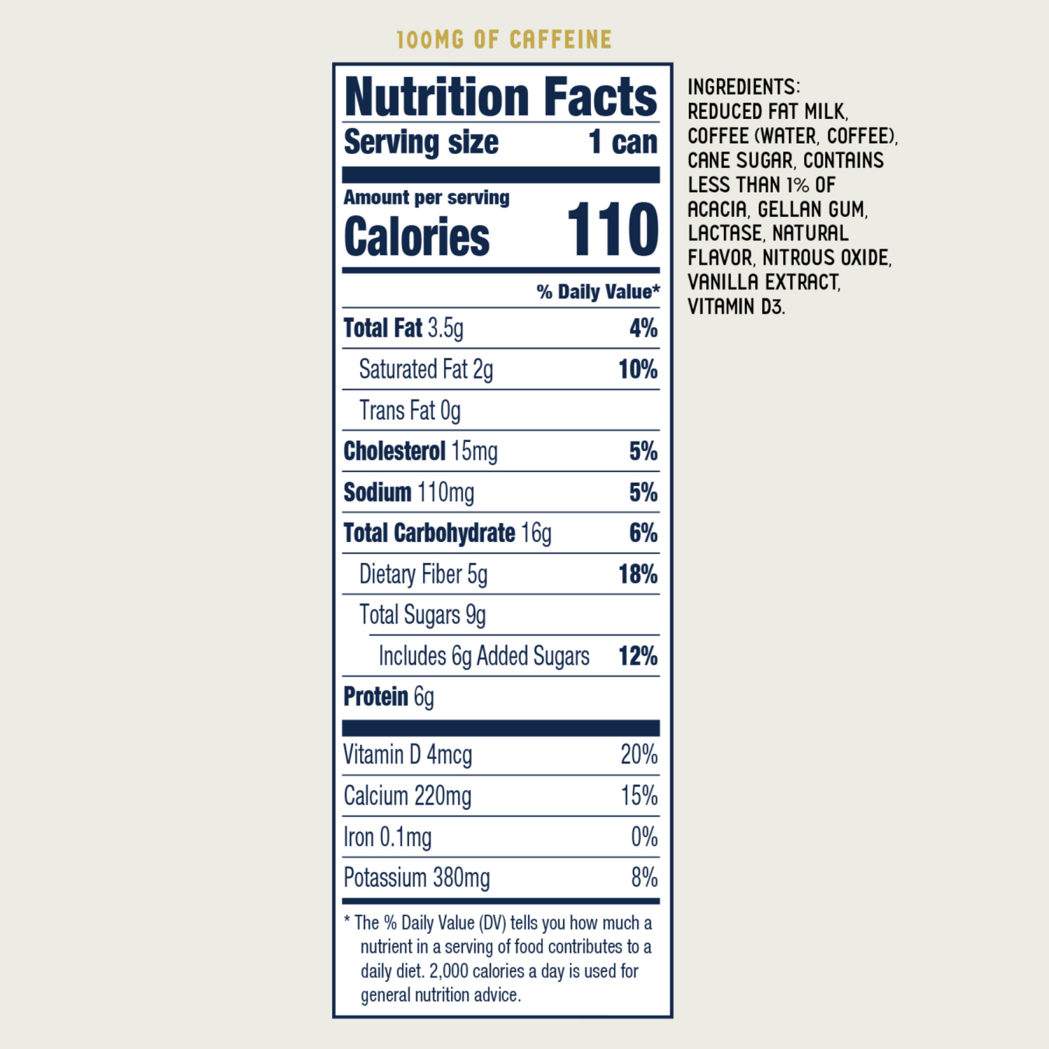 slide 4 of 7, La Colombe Coffee, Vanilla Latte, 9 fl oz Cans, 4 Pack, 4 ct