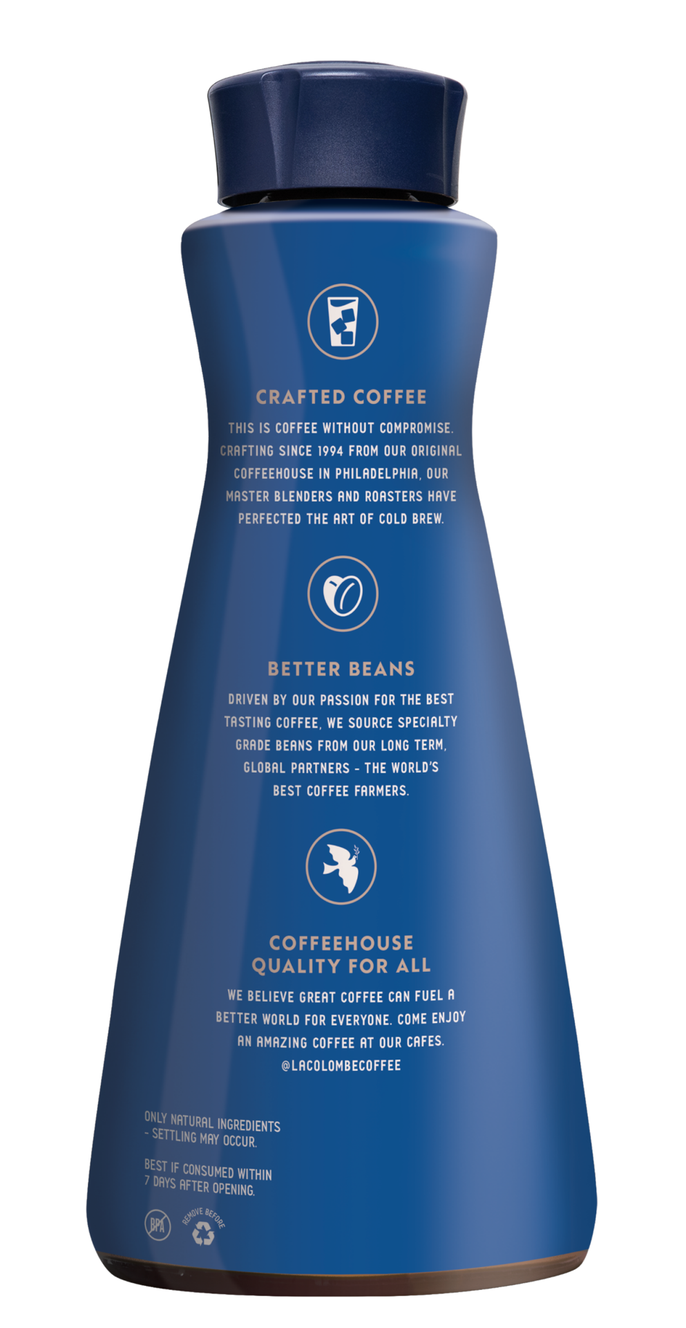 slide 3 of 3, La Colombe Medium Roast Pure Black Unsweet Cold Brew 42 fl oz, 42 fl oz