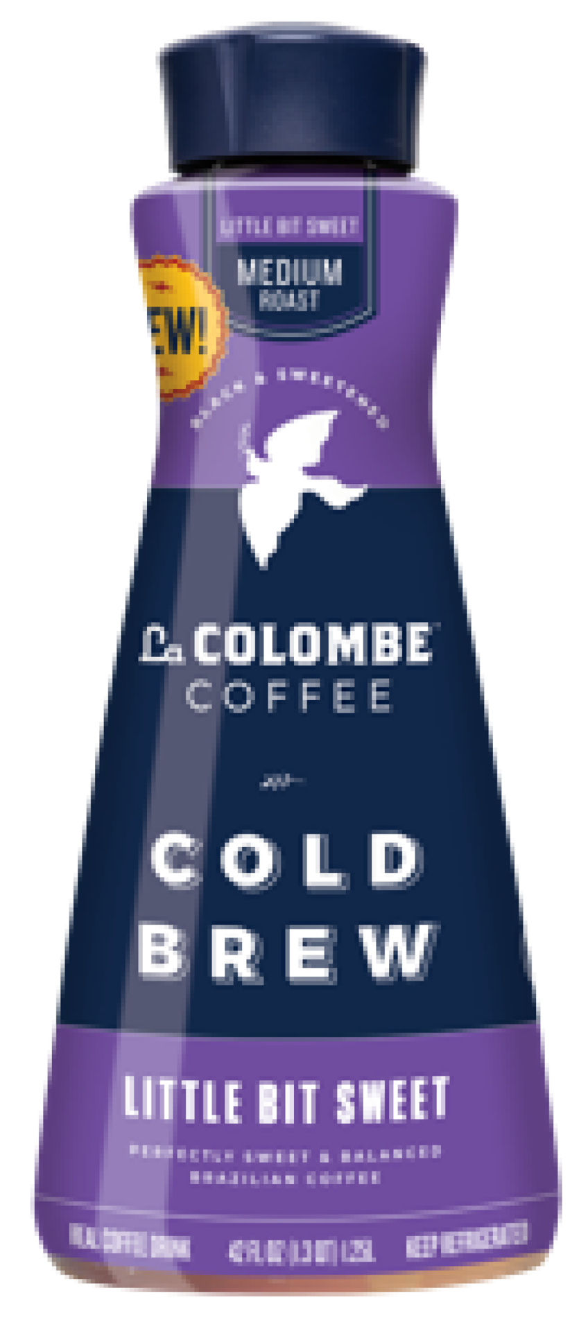 slide 1 of 5, La Colombe Medium Roast Pure Black Perfectly Sweet Cold Brew - 42 fl oz, 42 fl oz