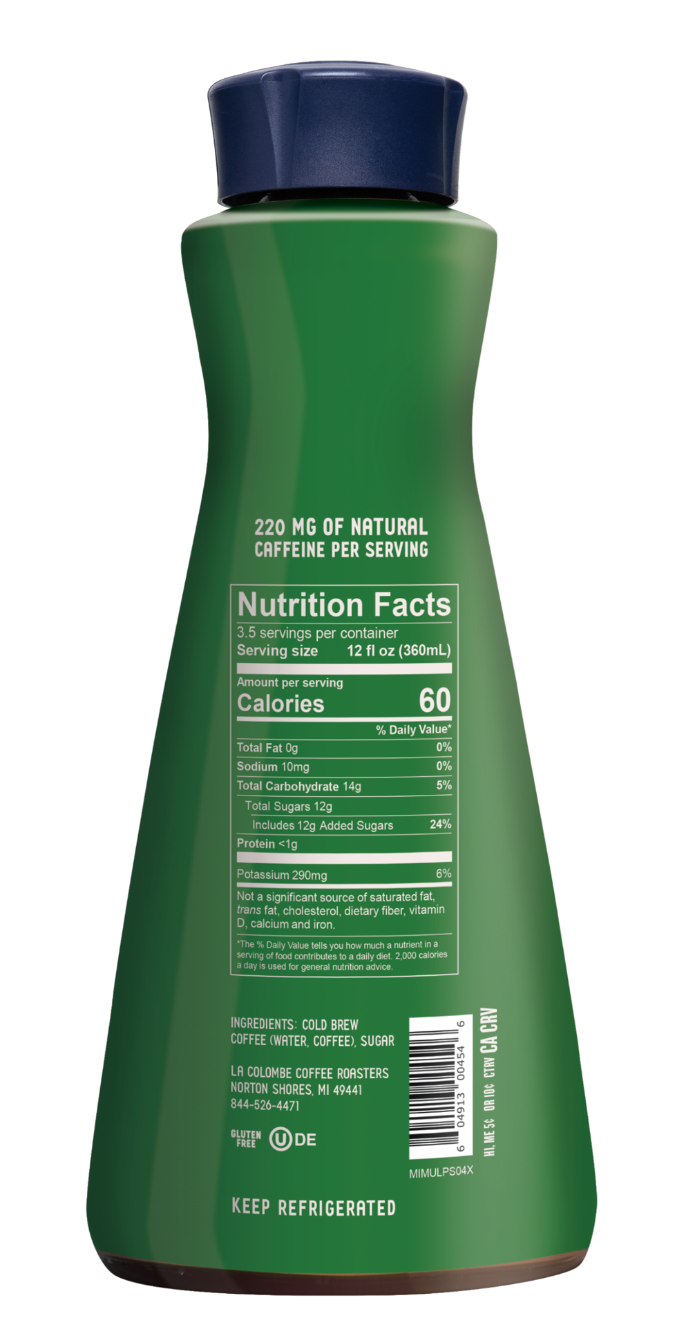 slide 4 of 5, La Colombe Medium Roast Pure Black Perfectly Sweet Cold Brew - 42 fl oz, 42 fl oz