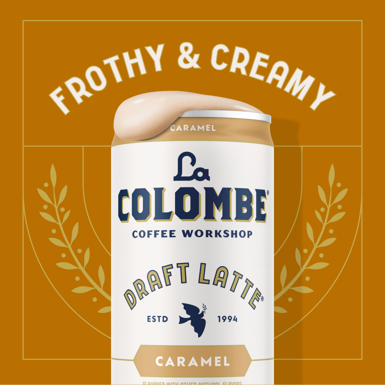 slide 3 of 7, La Colombe Coffee Roasters La Colombe Coffee, Caramel Draft Latte, 11 fl oz Cans, 11 fl oz