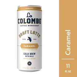 La Colombe Coffee Roasters La Colombe Coffee, Caramel Draft Latte, 11 fl oz Cans