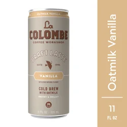 La Colombe Coffee, Oatmilk Vanilla Latte, 11 fl oz Cans