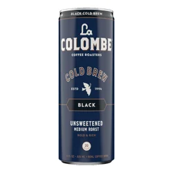 La Colombe Coffee Roasters La Colombe Coffee, Cold Brew Black, Unsweetened, 11 fl oz Cans