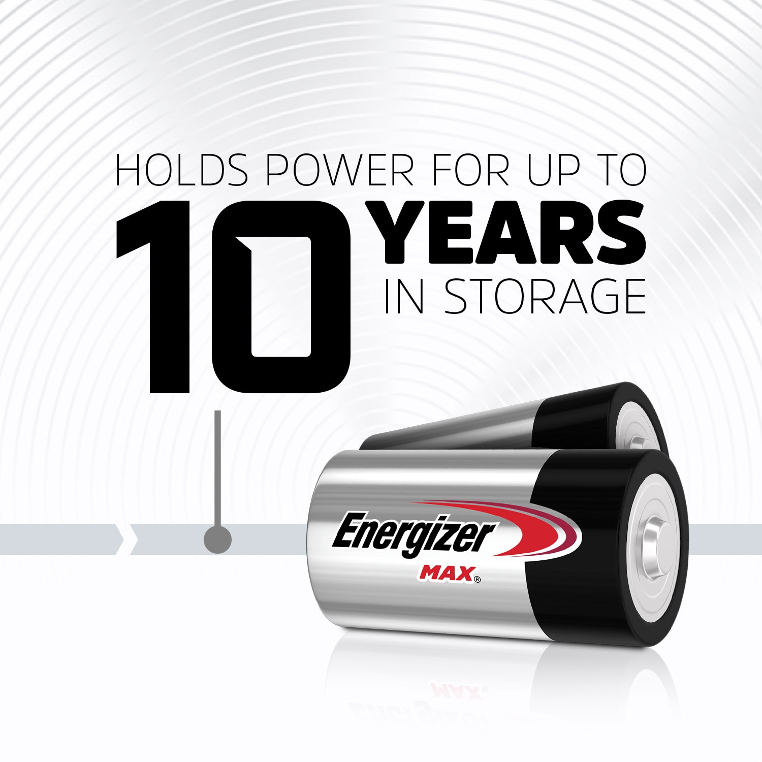 slide 8 of 10, Energizer MAX D Batteries (2 Pack), D Cell Alkaline Batteries, 2 ct