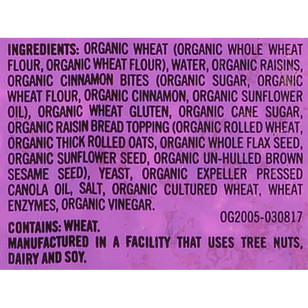 slide 5 of 8, Dave's Killer Bread Breakfast Bread, Organic, Raisin the Roof, 18 oz