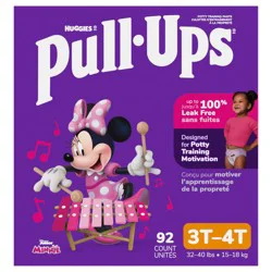 Pull-Ups Girls'' Potty Training Pants, 2T-3T (16-34 lbs), 104 Count