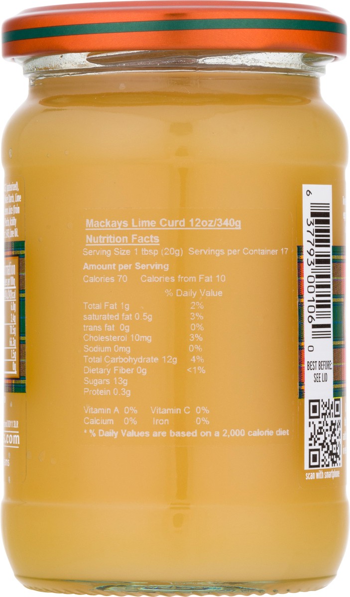 slide 4 of 12, Mackays Lime Curd 12 oz, 12 oz