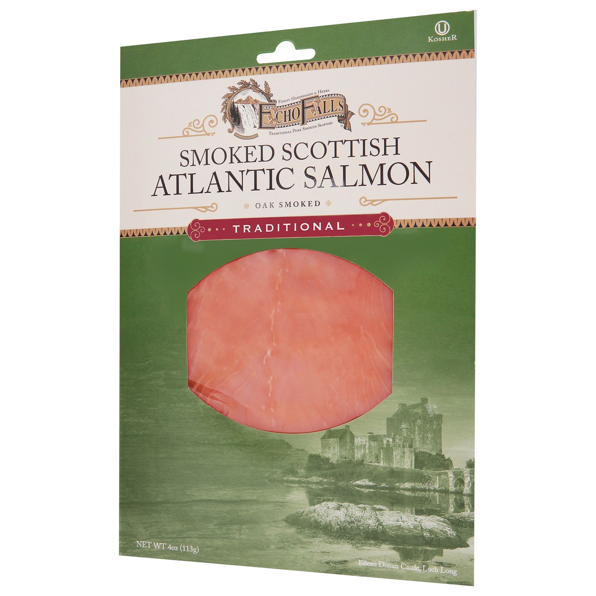 slide 6 of 9, Echo Falls Scottish Salmon Oak Smoked Cold, 4 oz