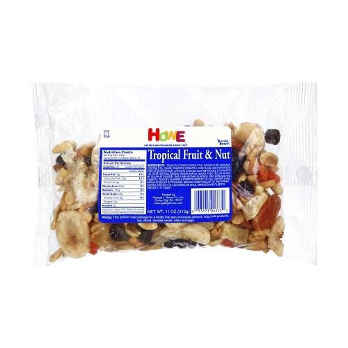 slide 1 of 1, Howe Tropical Fruit And Nut Mix, 11 oz