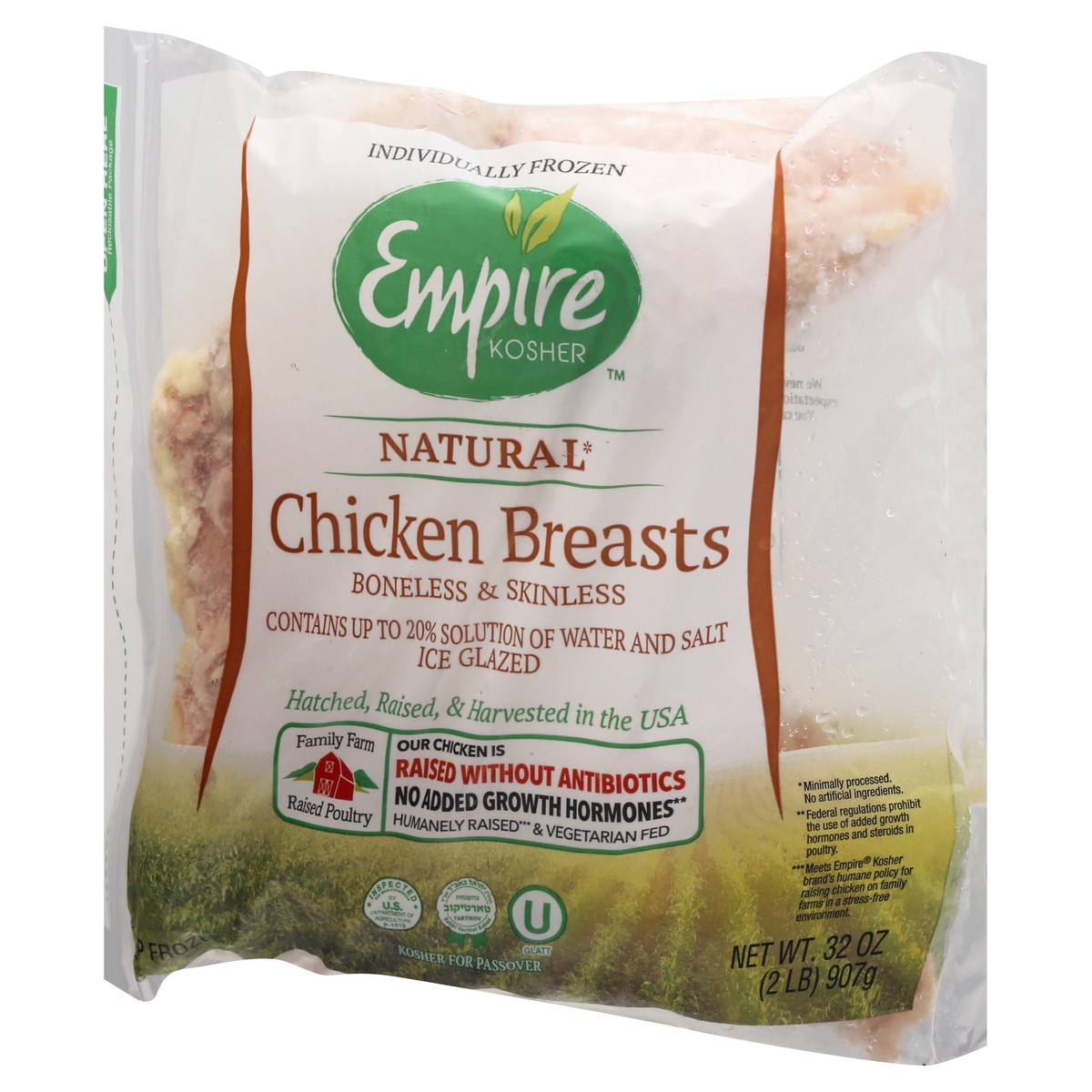 slide 4 of 9, Empire Kosher Chicken Cutlets, 2 lb