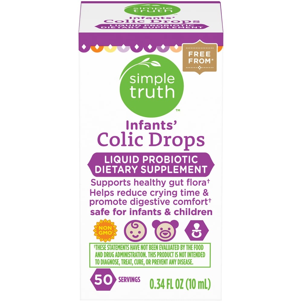 slide 1 of 1, Simple Truth Colic Relief Drops, 0.34 fl oz