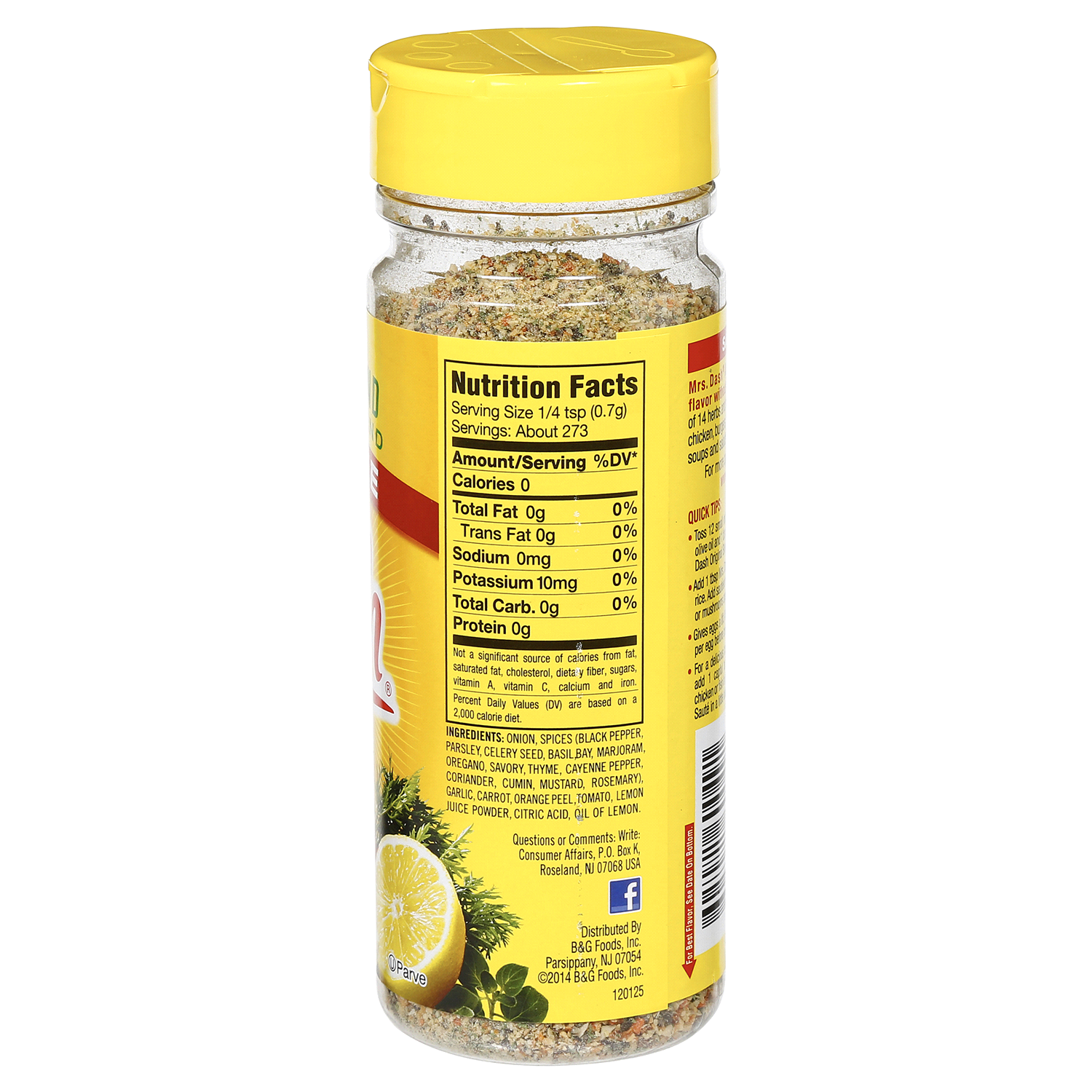 slide 3 of 3, Dash Original Seasoning Blend, Salt-Free, 6.75 oz, 6.75 oz