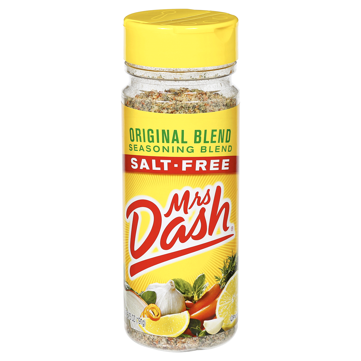 slide 1 of 3, Dash Original Seasoning Blend, Salt-Free, 6.75 oz, 6.75 oz
