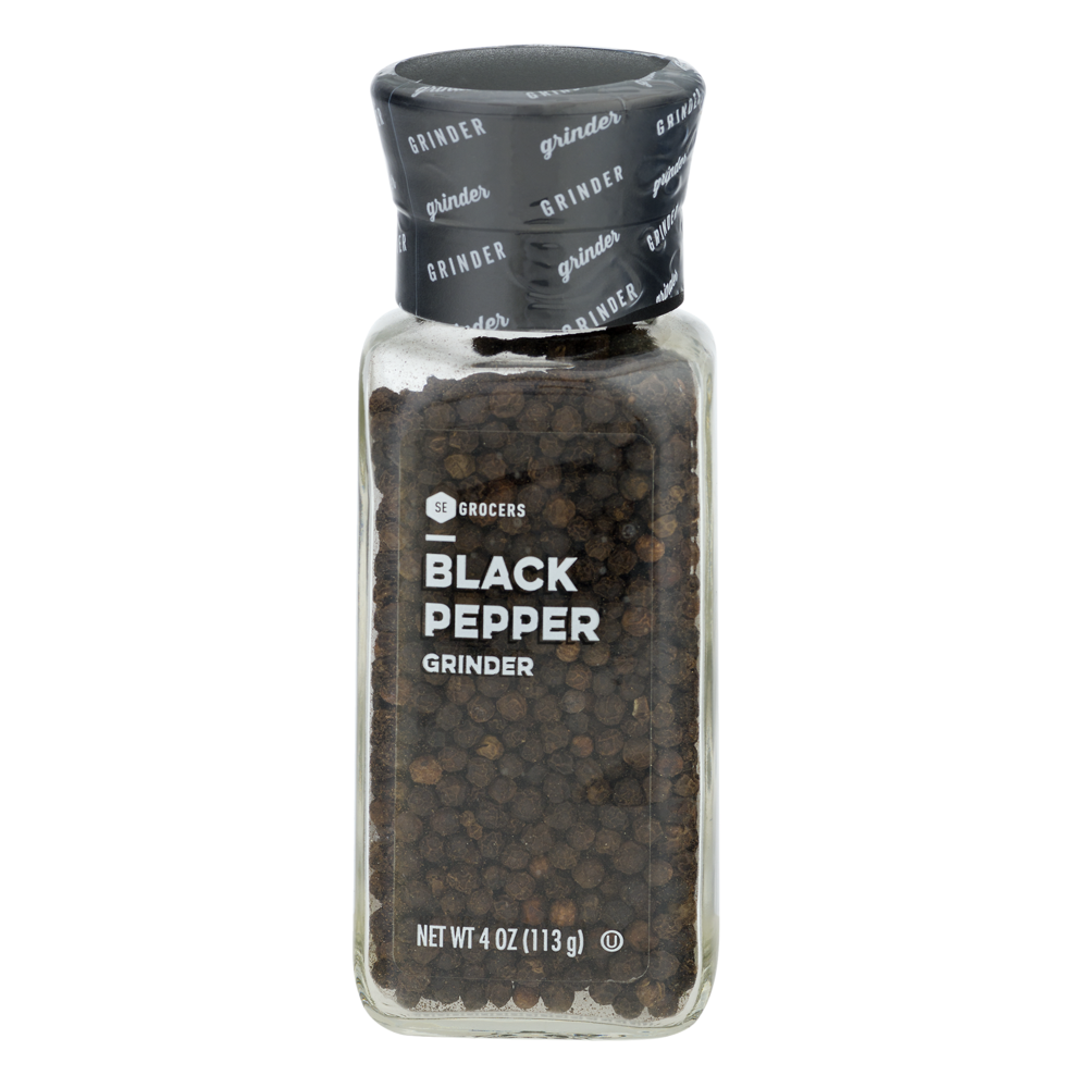 slide 1 of 1, SE Grocers Black Pepper, 4 oz