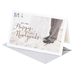 American Greetings To the Happy Newlyweds Greeting Card 1 ea