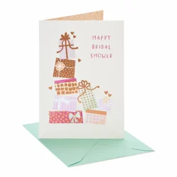 American Greetings Happy Bridal Shower Greeting Card 1 ea